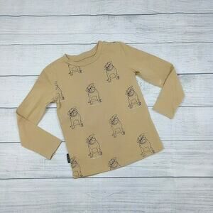 5 Tiny Triby Pug Long Sleeve Tee
